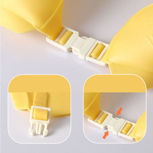 Palarie de protectie pentru baie, reglabila, protejeaza ochii copiilor de sampon